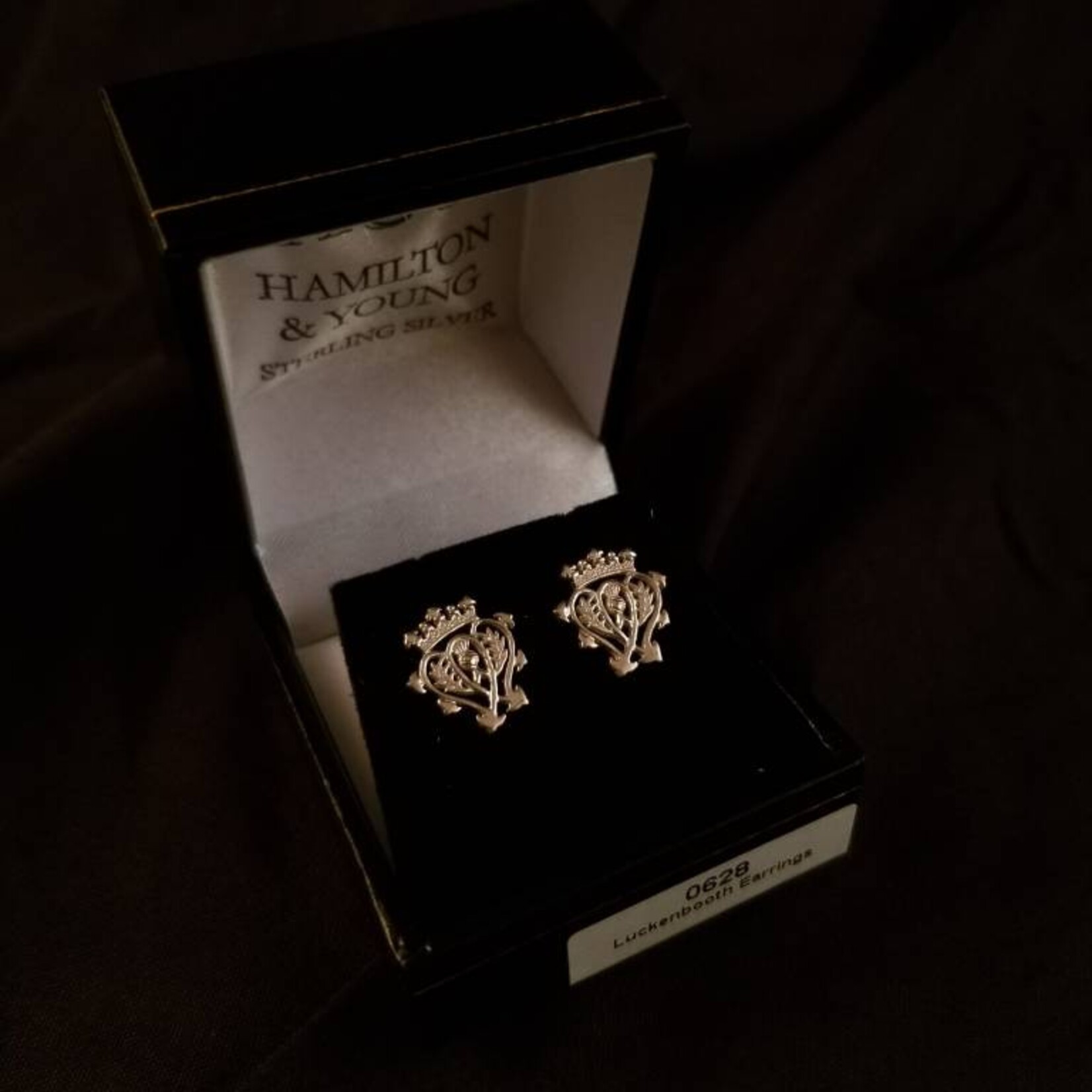 H & Y Earrings: Silver Luckenbooth Stud