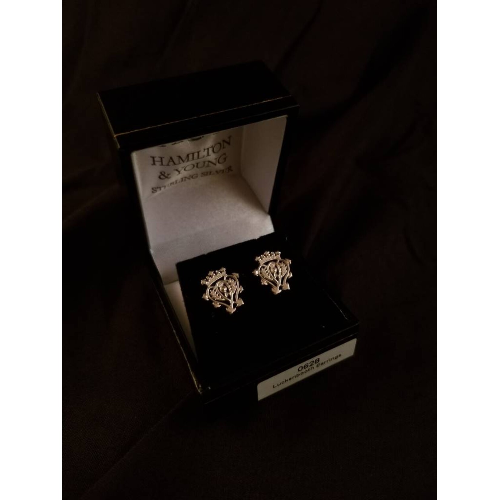 Earrings: Silver Luckenbooth Stud