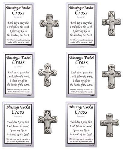 Charm: Blessings Pocket Crosses