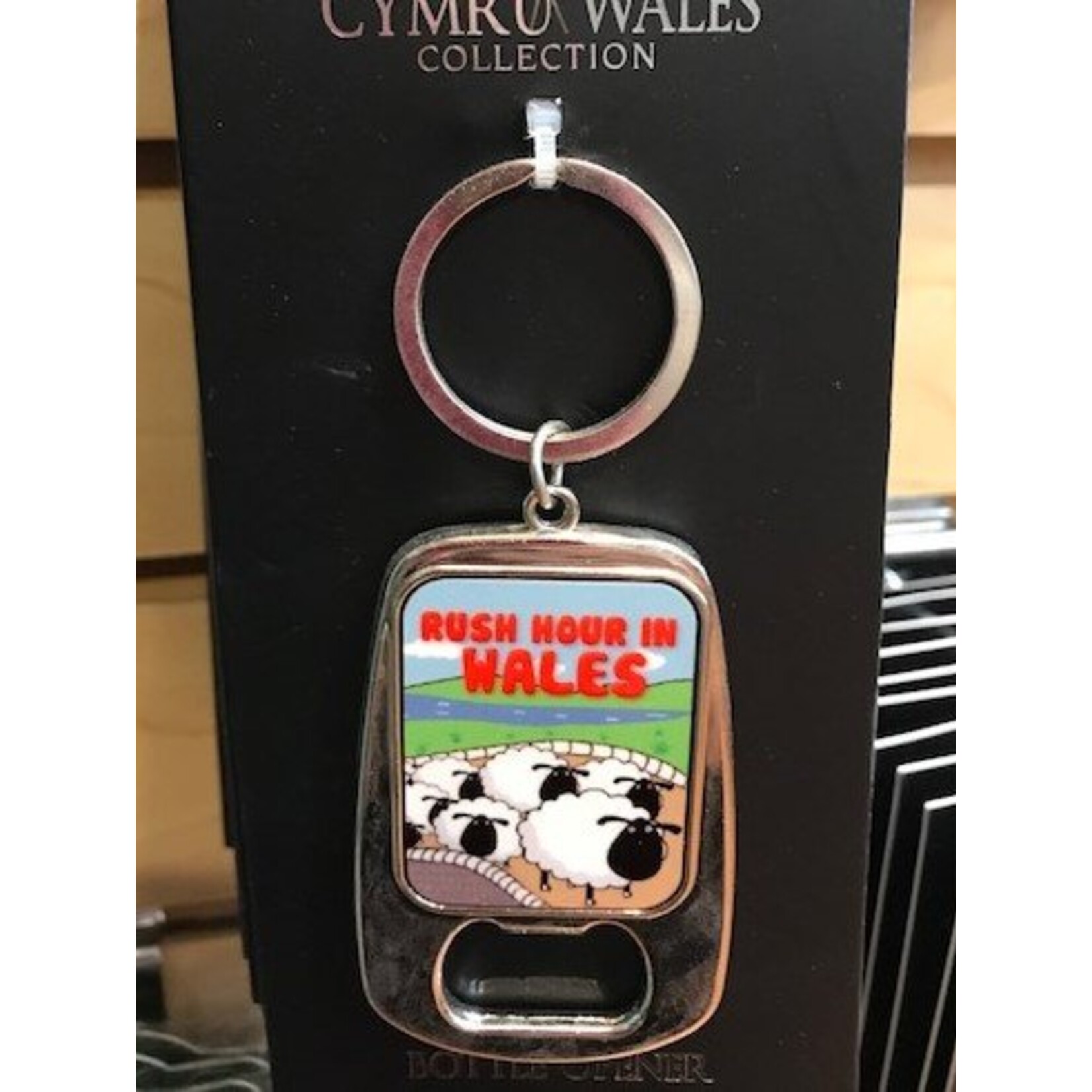 Keychain: Wales Rush Hour Bottle Opener