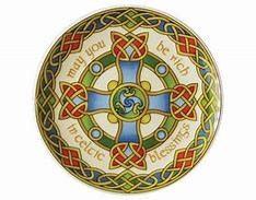 Royal Tara Plate: Celtic Weave Cross 8