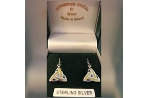 Earring: Connemara Marble Trinity TKEW