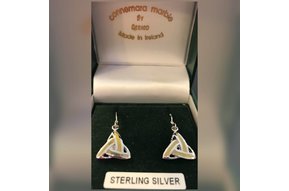Earring: Connemara Marble Trinity