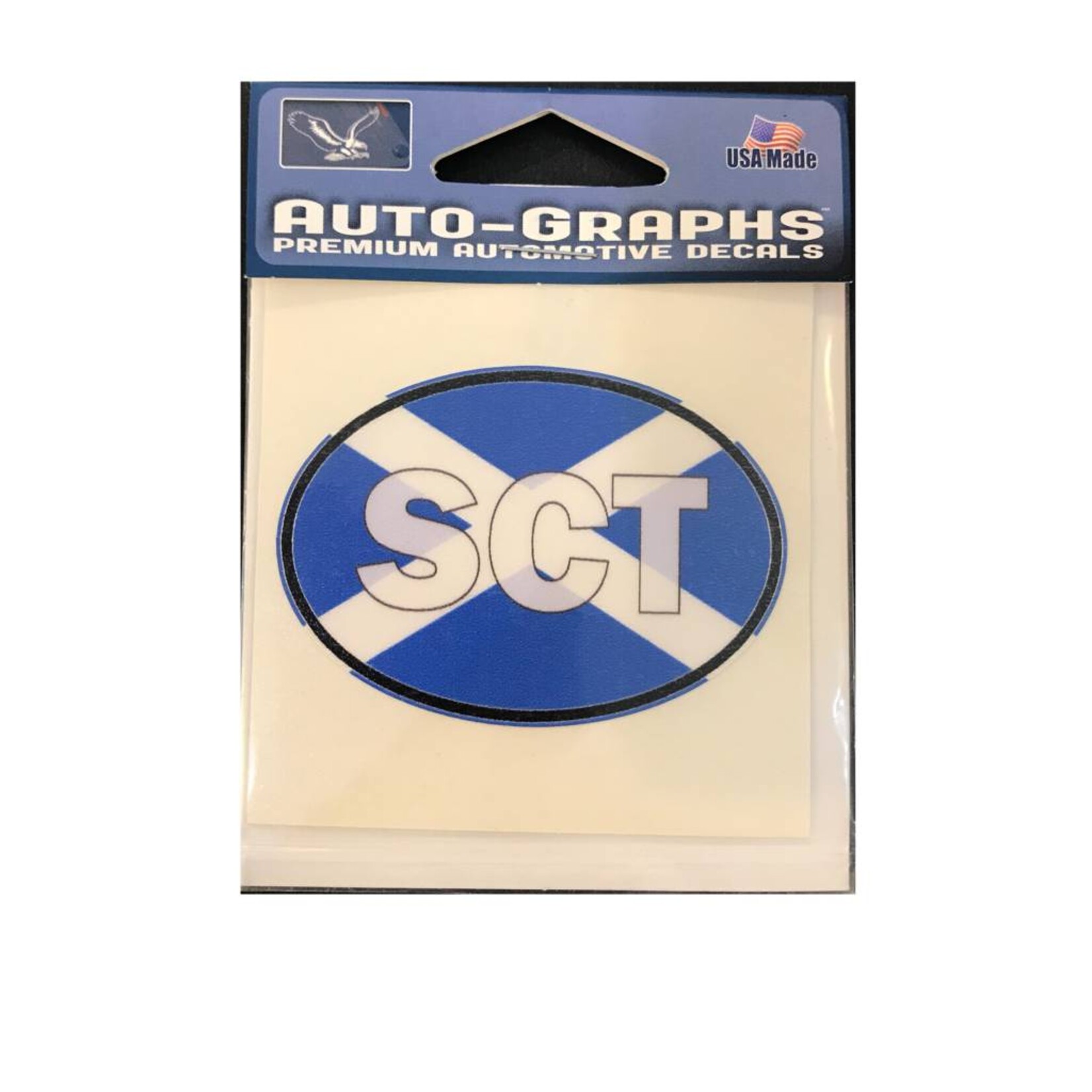 Sticker: Flag Oval, Scotland ABV (SCO) mini