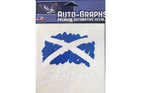 Sticker: Scribble Flag, Scotland