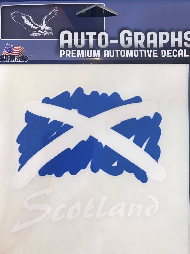 Sticker: Scribble Flag, Scotland