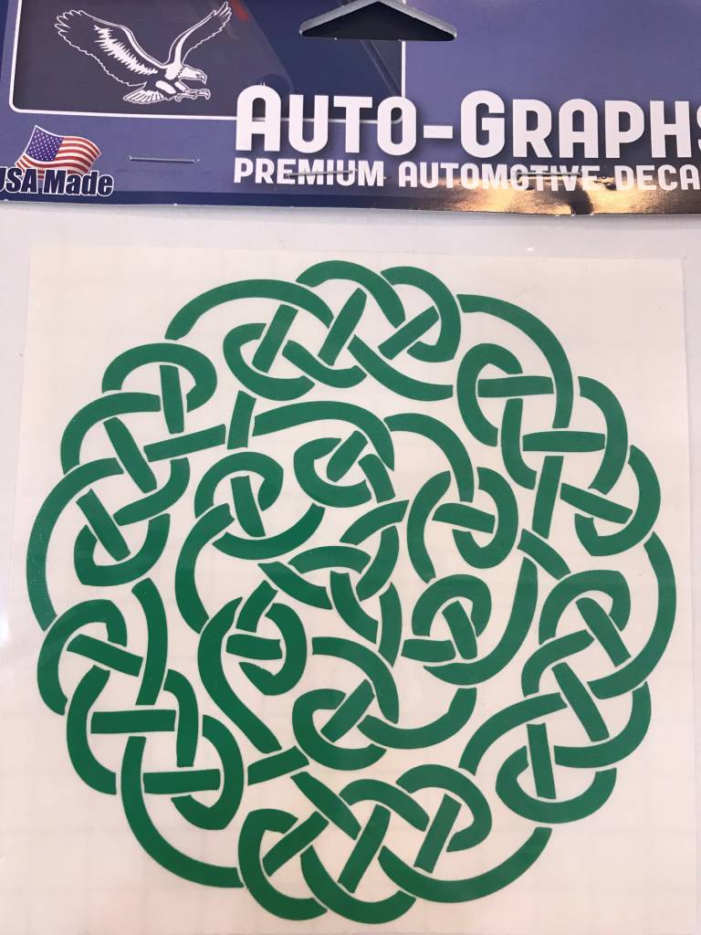 Sticker: Celtic Circle, Green