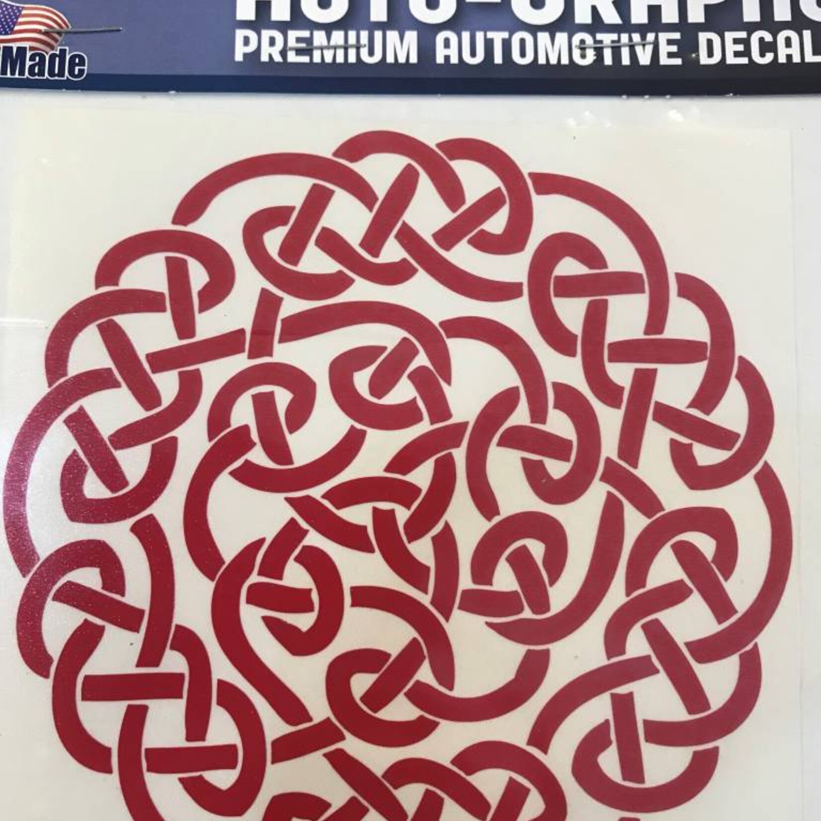 Sticker: Celtic Circle, Red