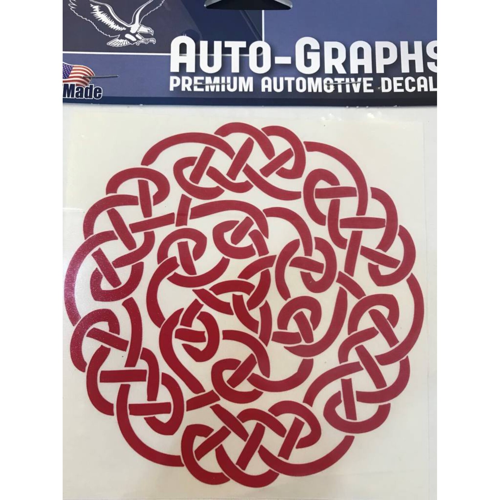 Sticker: Celtic Circle, Red