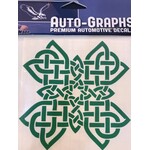 Sticker: Celtic Cross, Green