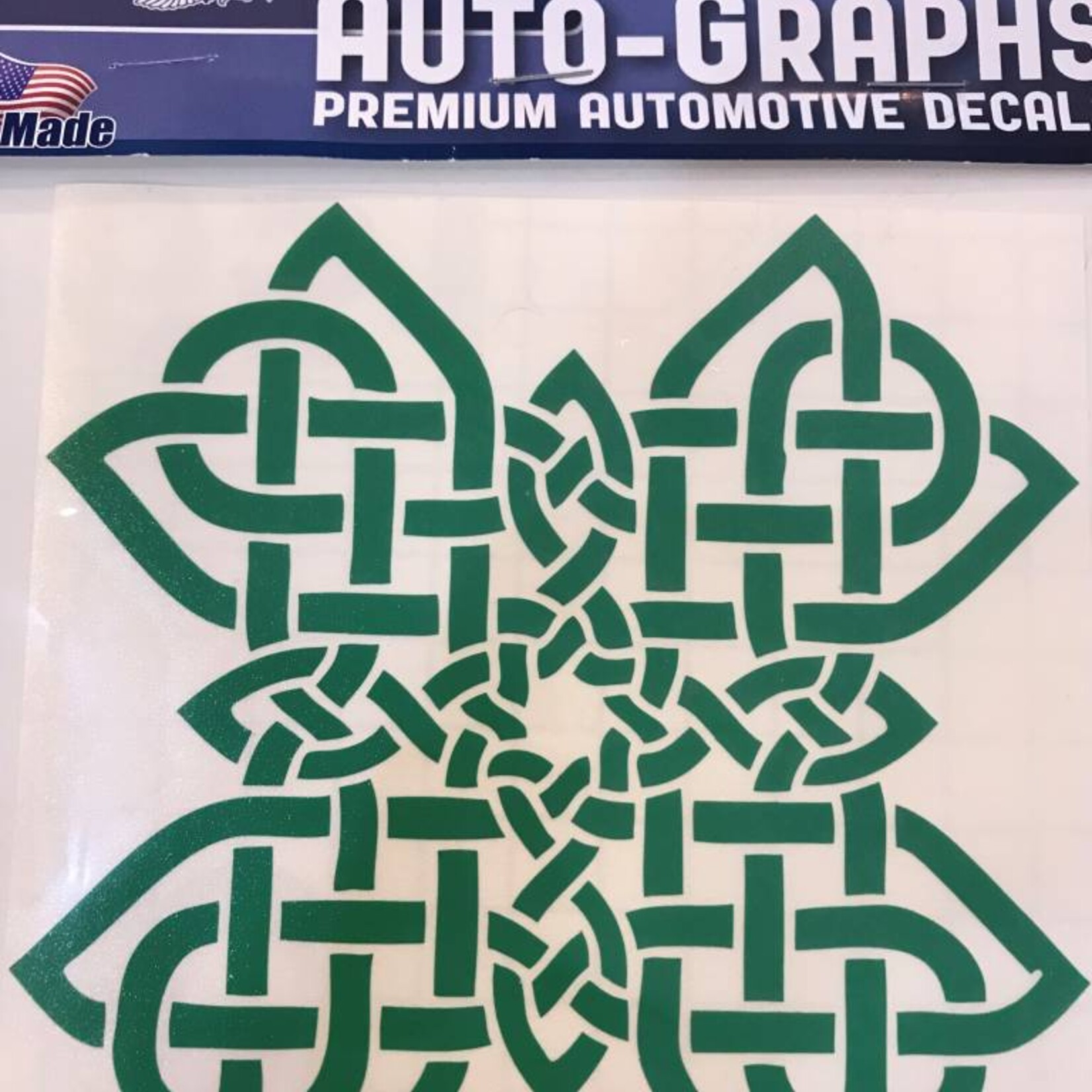 Sticker: Celtic Cross, Green