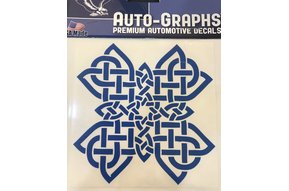 Sticker: Celtic Cross, Blue