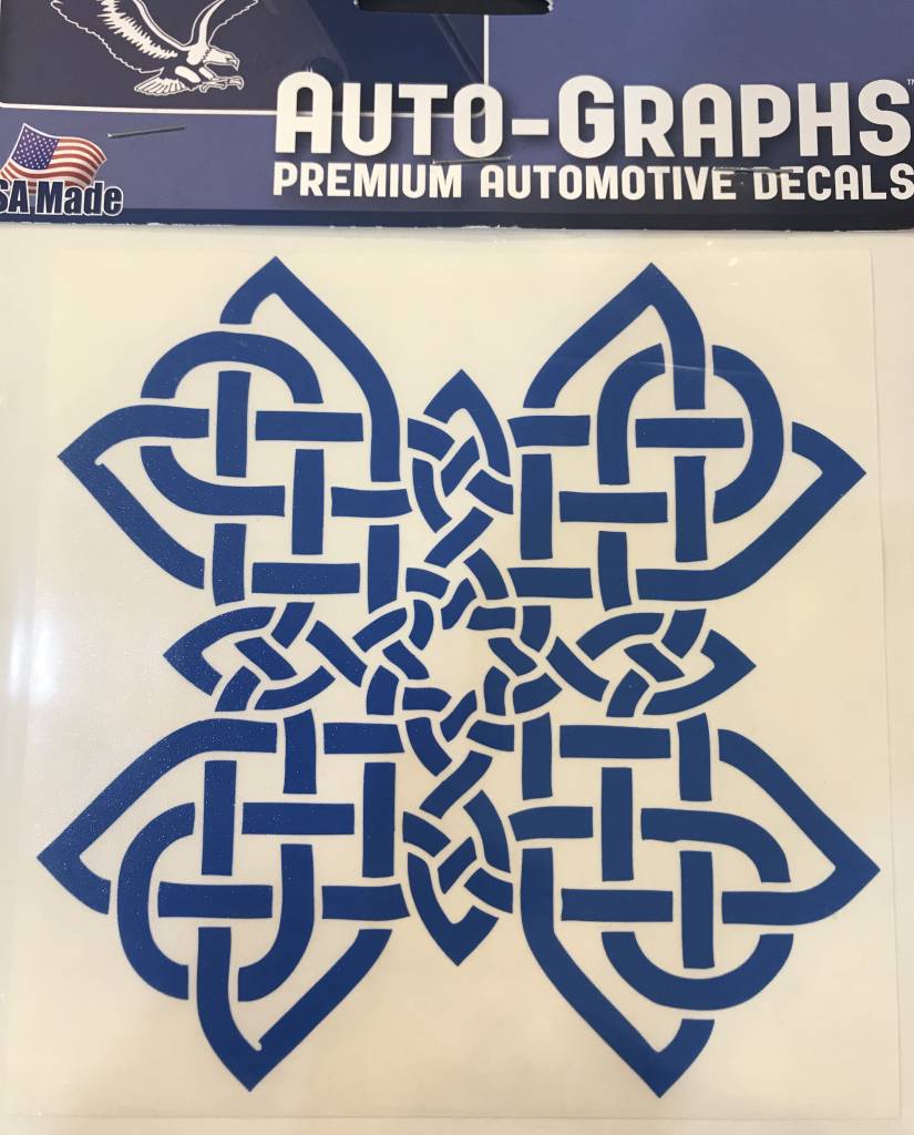 Sticker: Celtic Cross, Blue