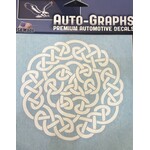 Sticker: Celtic Circle, White