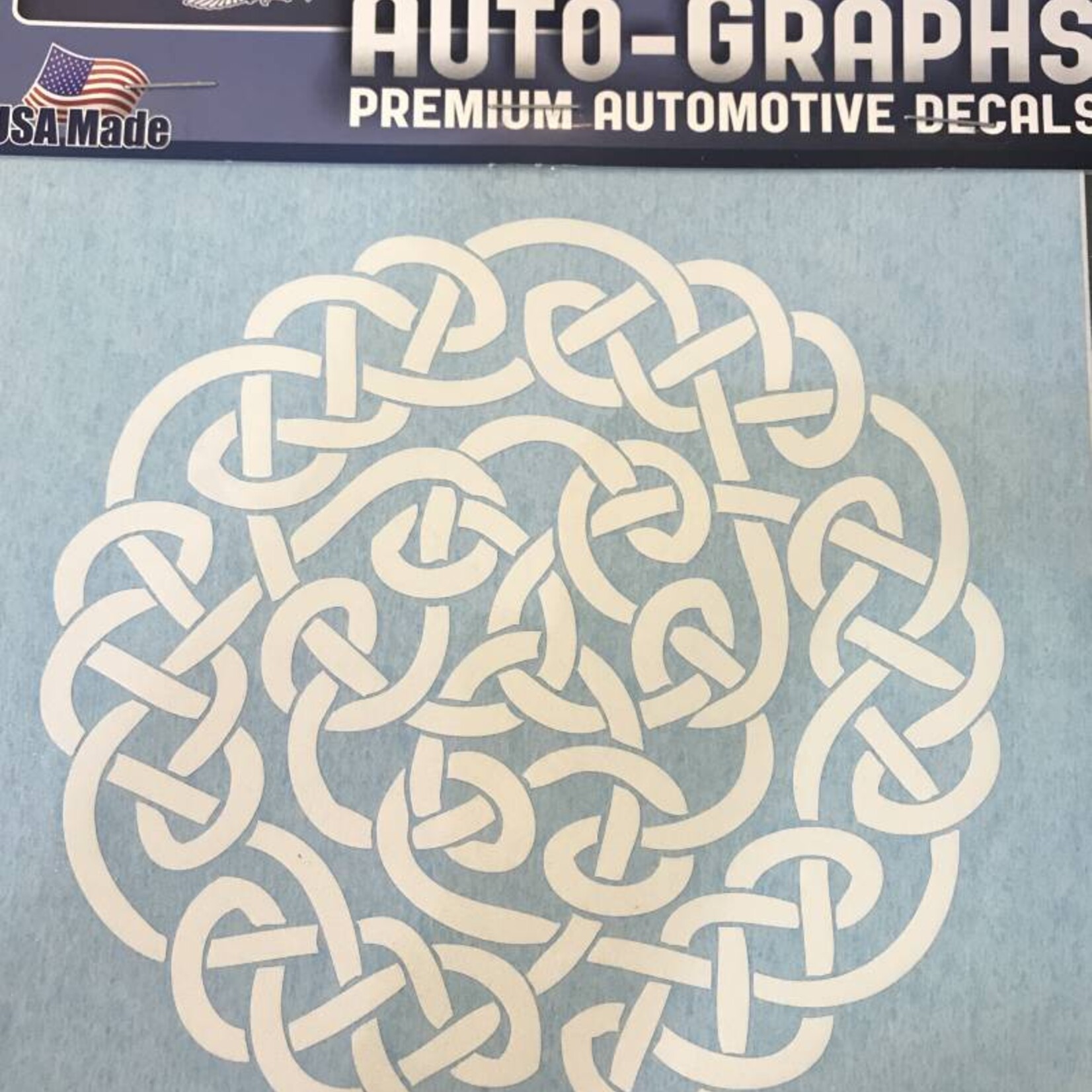Sticker: Celtic Circle, White