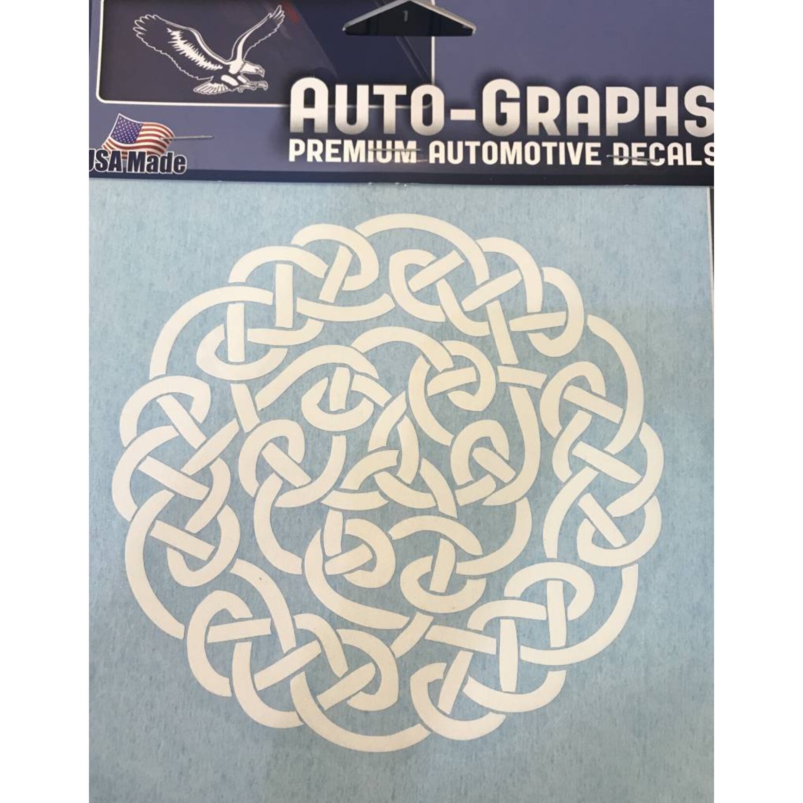 Sticker: Celtic Circle, White