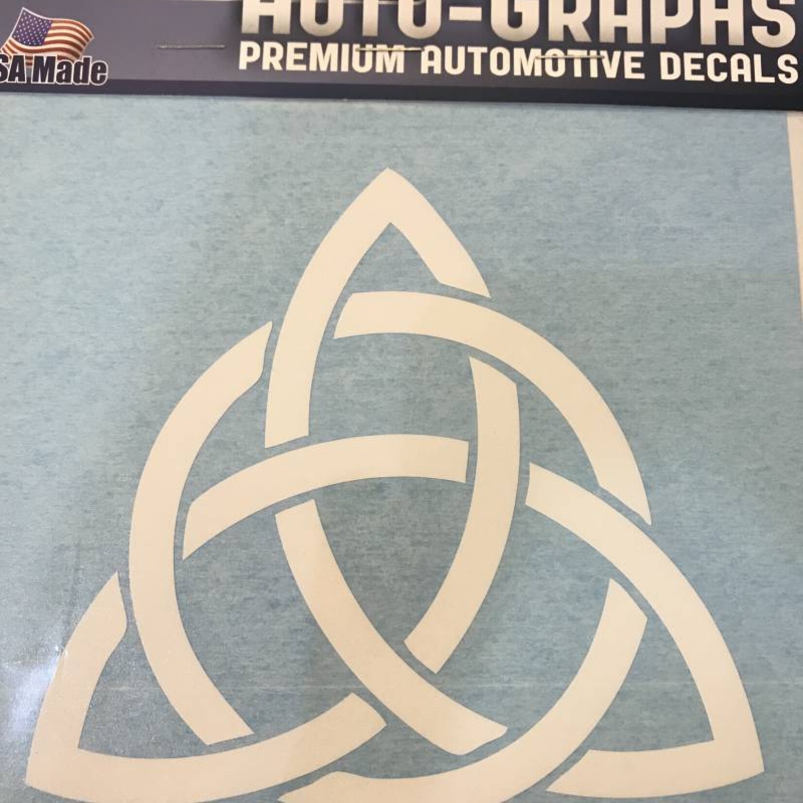 Sticker: Trinity Knot, White