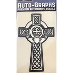 Sticker: Celtic Cross, Claddagh