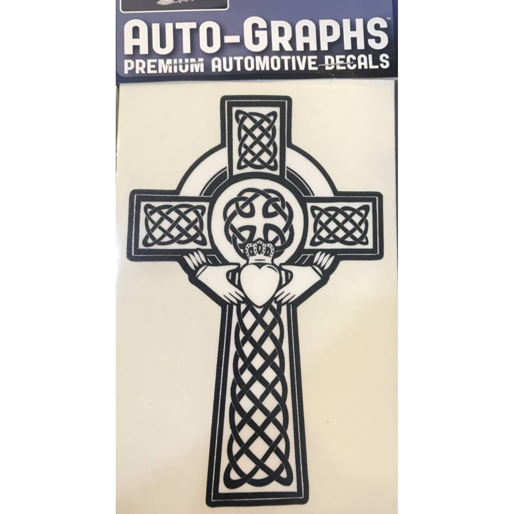 Sticker: Celtic Cross, Claddagh