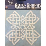 Sticker: Celtic Cross, White