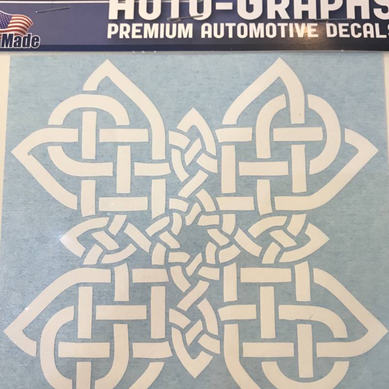 Sticker: Celtic Cross, White