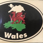 Sticker: Flag Country, Oval, Wales