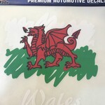 Sticker: Scribble Flag, Wales