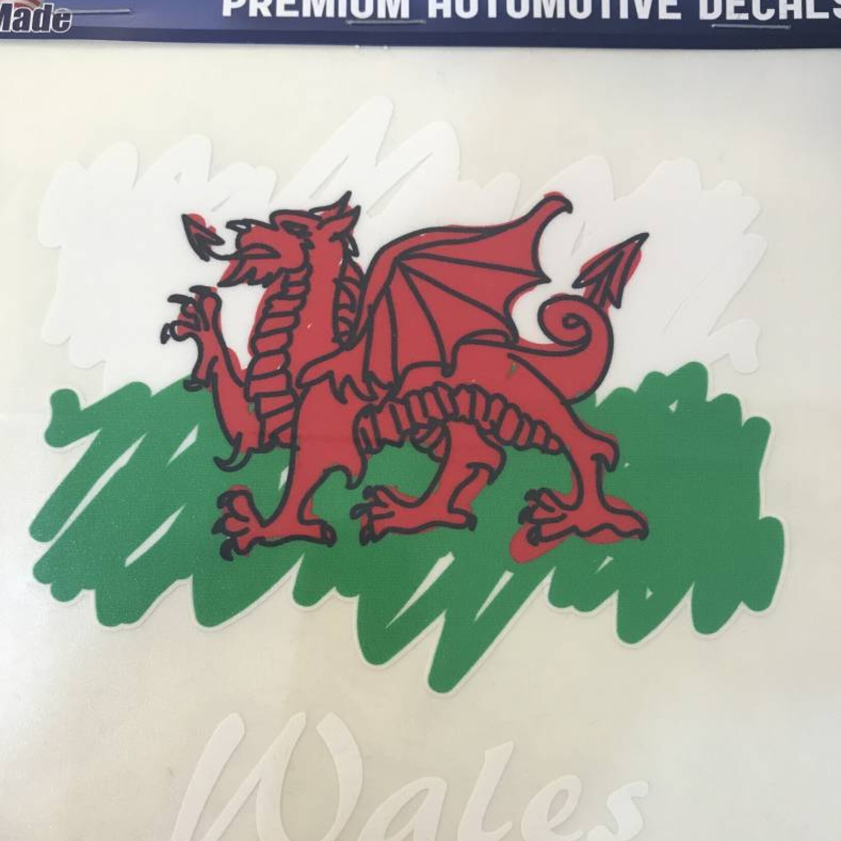 Sticker: Scribble Flag, Wales