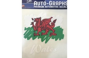 Sticker: Scribble Flag, Wales