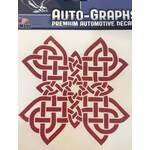 Sticker: Celtic Cross, Red
