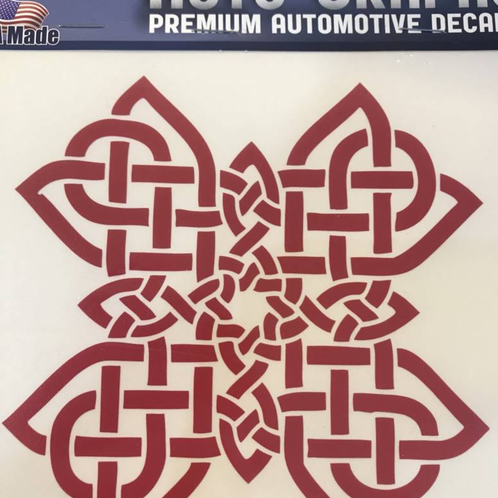 Sticker: Celtic Cross, Red