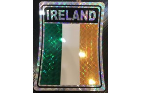 Decal: Vinyl Reflective Ireland 3"x4"