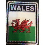 Decal: Vinyl Reflective Wales 3"x4"
