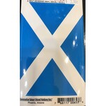 Decal: Vinyl Scotland Flag, Cross 3.5"x5"
