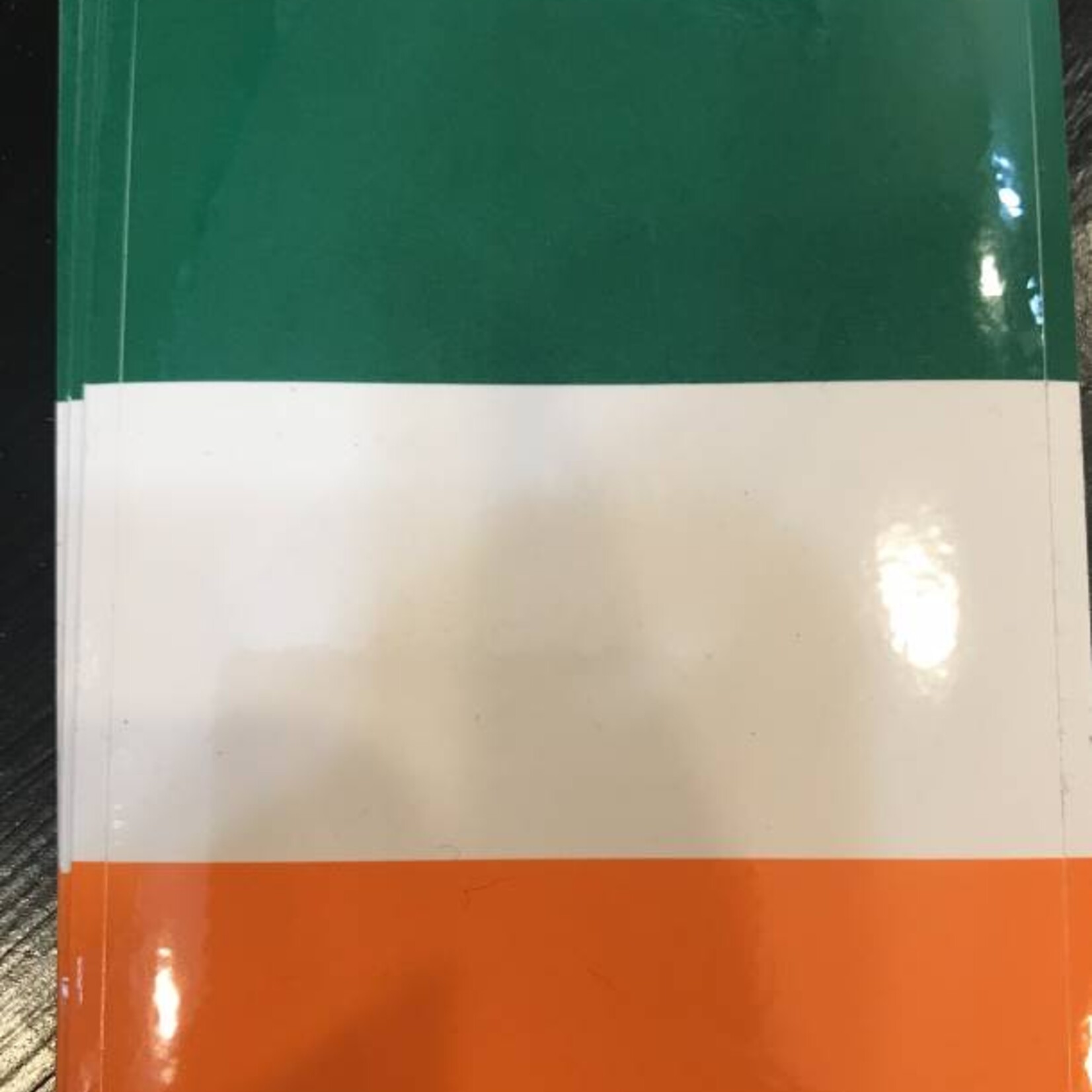 Decal: Vinyl Ireland Flag 3.5"x5"