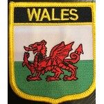 Patch: Wales Flag Shield