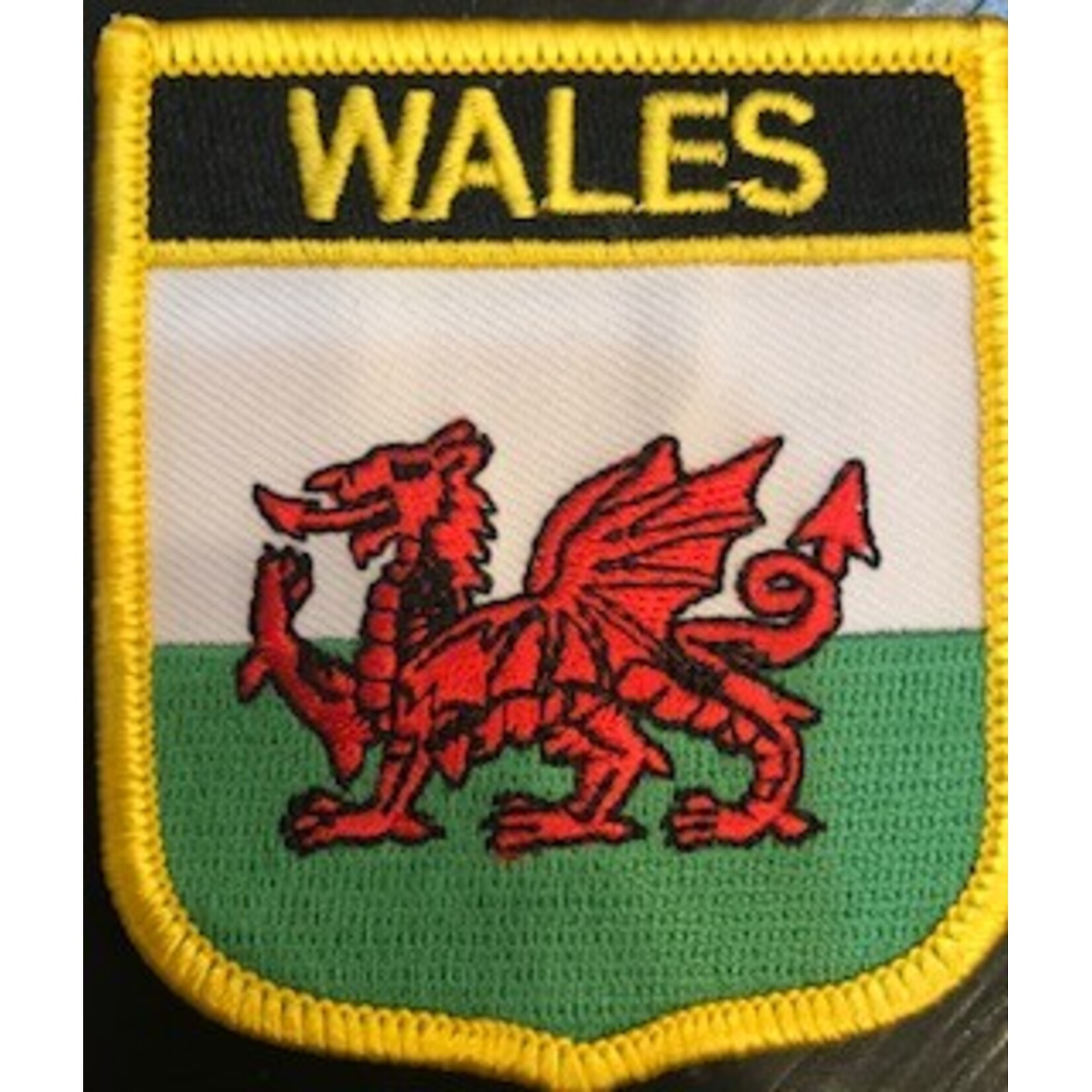 Patch: Wales Flag Shield