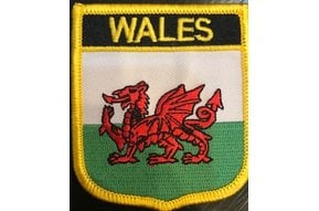 Patch: Wales Flag Shield