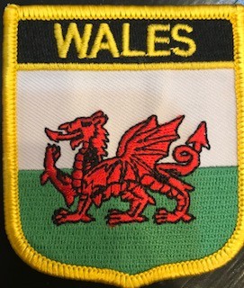 Patch: Wales Flag Shield