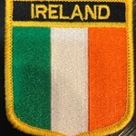 Patch: Ireland Flag Shield