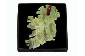 Ornament: Connemara Marble Large Map