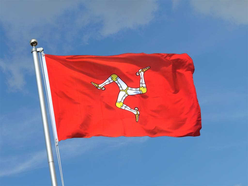 Flag: Isle of Man, Poly 3x5
