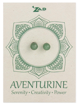 Aventurine Round Post Earring