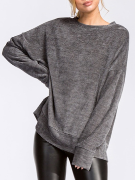 Chenille Lounge Sweater