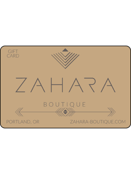 Zahara Boutique $50 Gift Card**For use in our brick & mortar stores only**