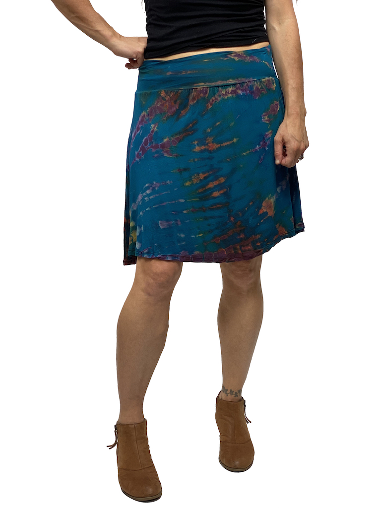 Zahara Tie Dye Band Skirt
