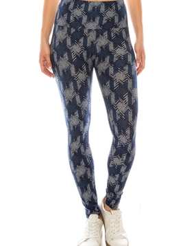 Faded Paisley Leggings