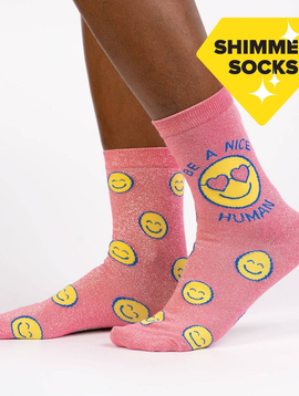 Be A Nice Human Women's Crew Socks