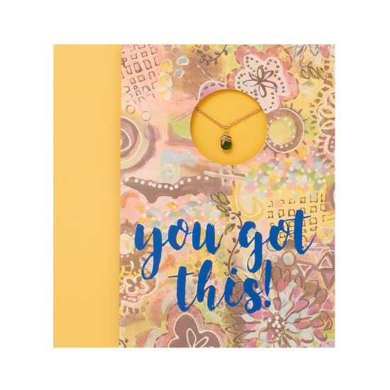 BOPS "YOU GOT THIS!"<br />
Card Wtih Necklace