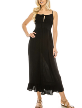 Misc LA Distributor Bohemian Day Dress in Black